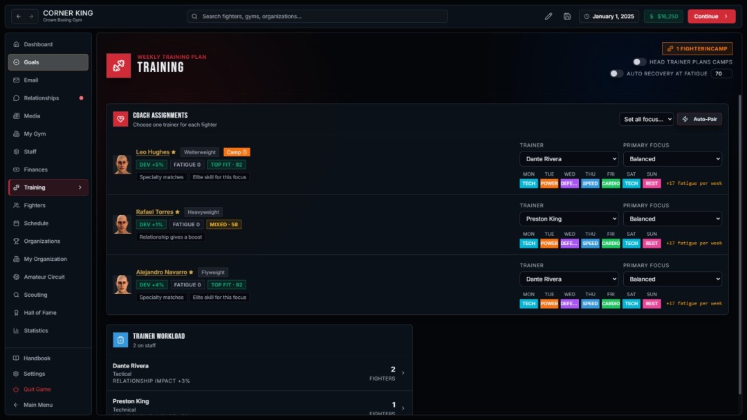《Corner King: Boxing Tycoon》免安装汉化版 游戏截图 3